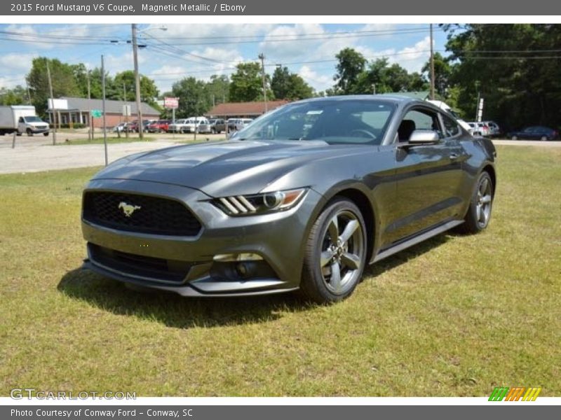 Magnetic Metallic / Ebony 2015 Ford Mustang V6 Coupe