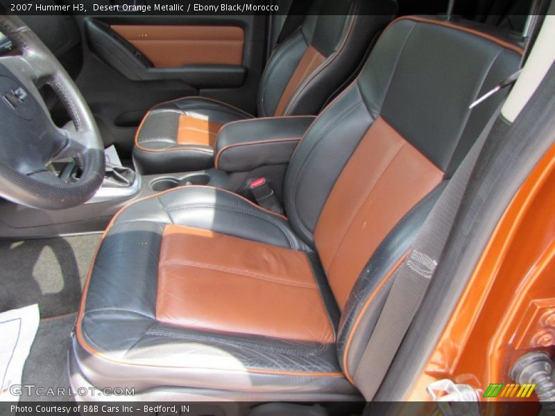 Desert Orange Metallic / Ebony Black/Morocco 2007 Hummer H3