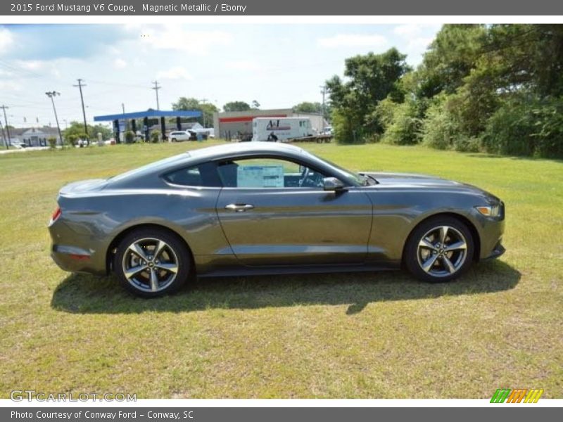 Magnetic Metallic / Ebony 2015 Ford Mustang V6 Coupe
