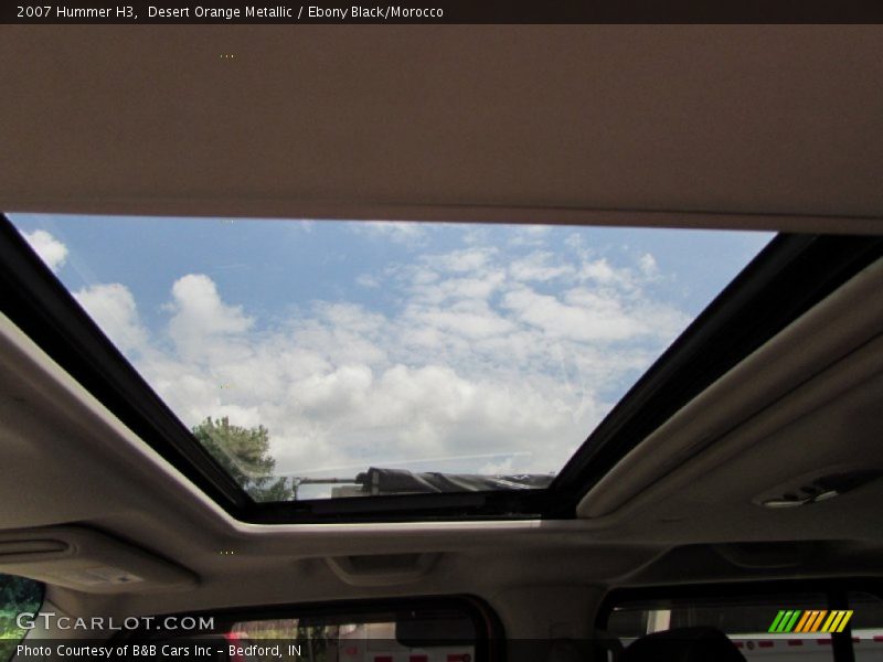 Desert Orange Metallic / Ebony Black/Morocco 2007 Hummer H3