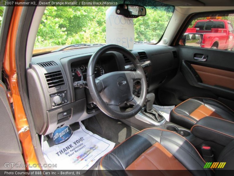 Desert Orange Metallic / Ebony Black/Morocco 2007 Hummer H3