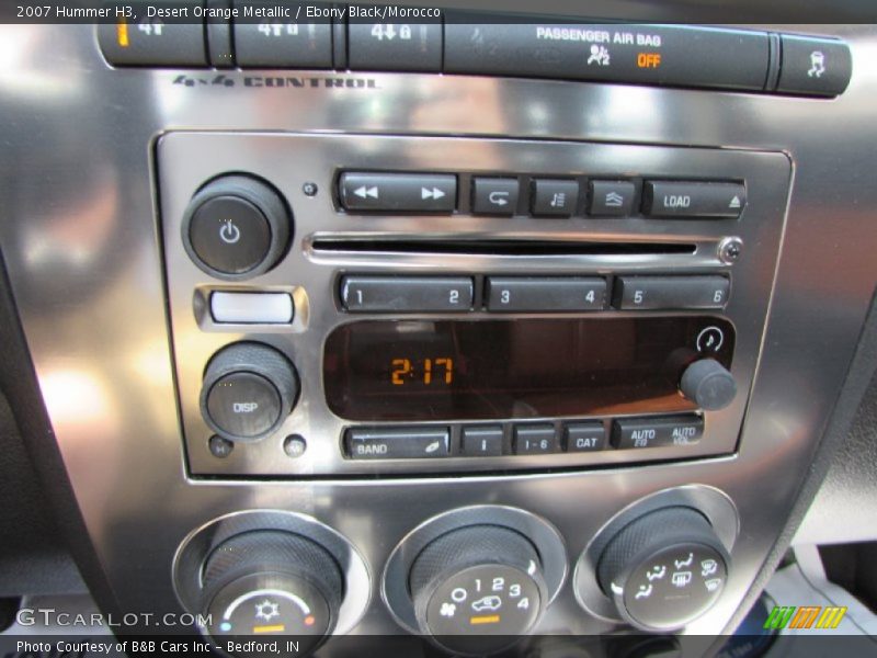 Desert Orange Metallic / Ebony Black/Morocco 2007 Hummer H3
