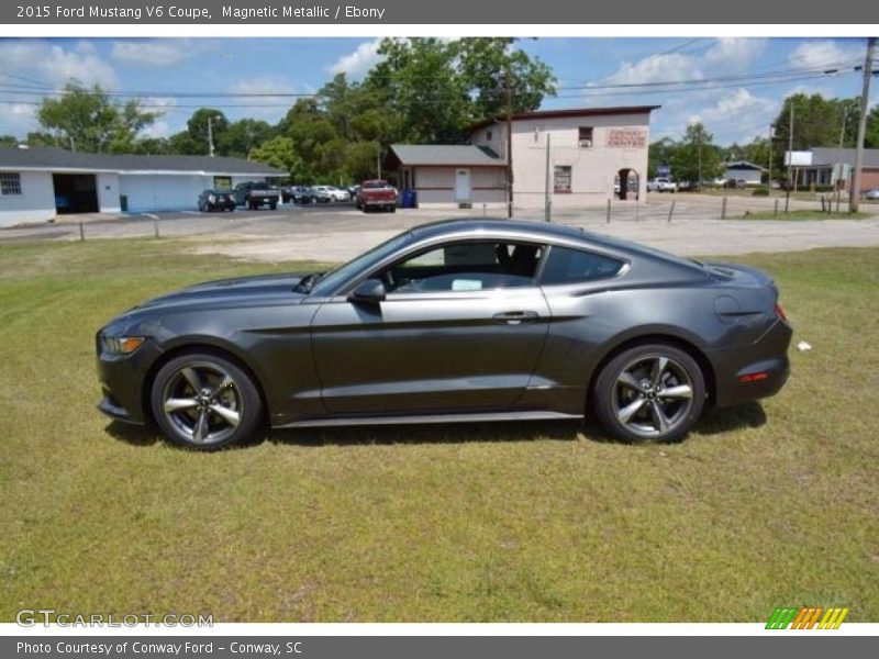 Magnetic Metallic / Ebony 2015 Ford Mustang V6 Coupe