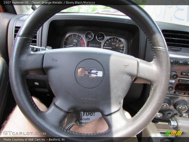 Desert Orange Metallic / Ebony Black/Morocco 2007 Hummer H3
