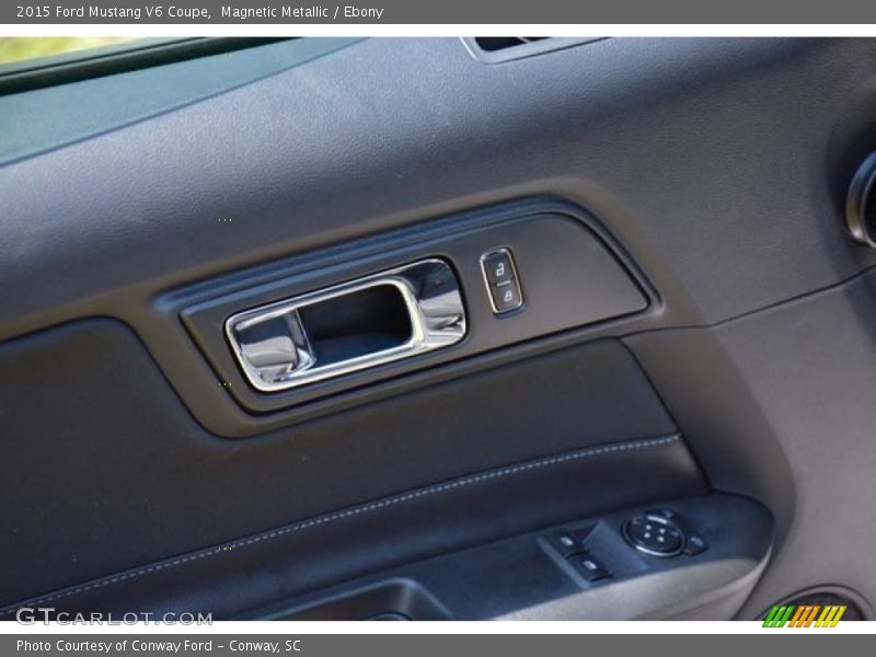 Magnetic Metallic / Ebony 2015 Ford Mustang V6 Coupe