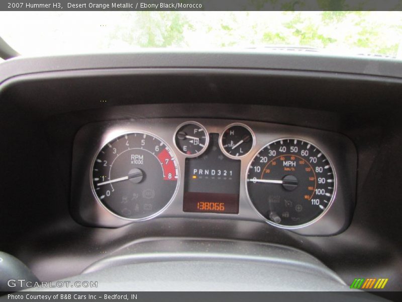 Desert Orange Metallic / Ebony Black/Morocco 2007 Hummer H3