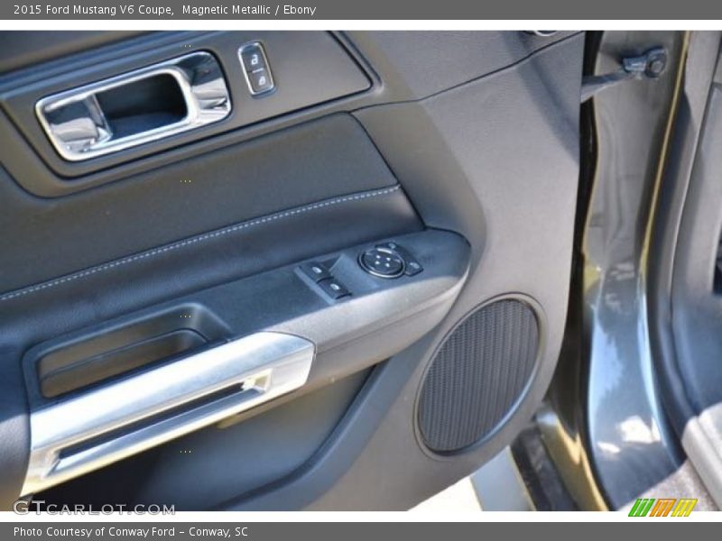 Magnetic Metallic / Ebony 2015 Ford Mustang V6 Coupe