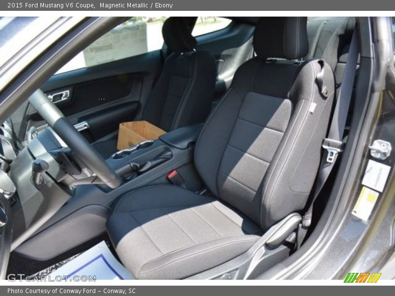 Magnetic Metallic / Ebony 2015 Ford Mustang V6 Coupe