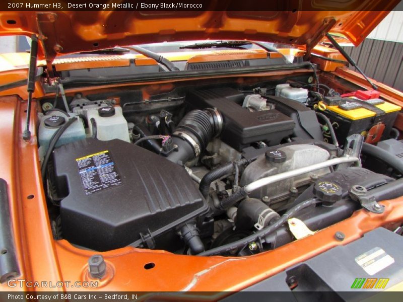 Desert Orange Metallic / Ebony Black/Morocco 2007 Hummer H3