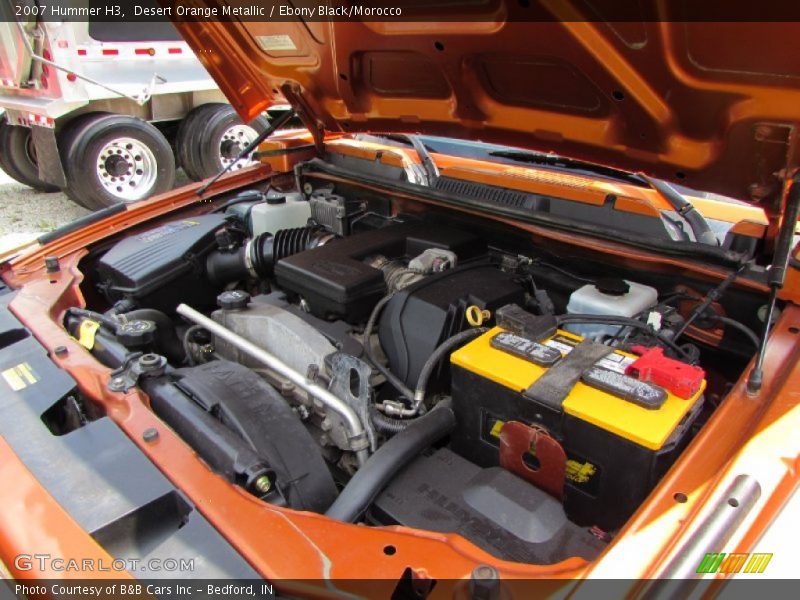Desert Orange Metallic / Ebony Black/Morocco 2007 Hummer H3