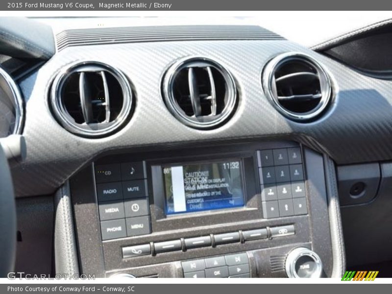 Magnetic Metallic / Ebony 2015 Ford Mustang V6 Coupe