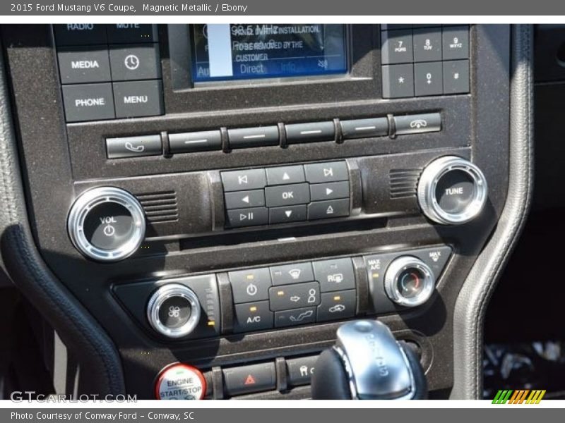 Magnetic Metallic / Ebony 2015 Ford Mustang V6 Coupe
