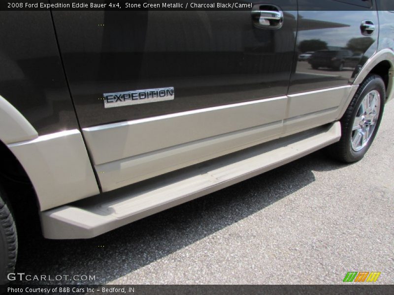Stone Green Metallic / Charcoal Black/Camel 2008 Ford Expedition Eddie Bauer 4x4