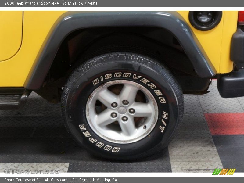 Solar Yellow / Agate 2000 Jeep Wrangler Sport 4x4