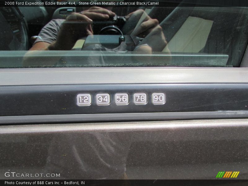 Stone Green Metallic / Charcoal Black/Camel 2008 Ford Expedition Eddie Bauer 4x4