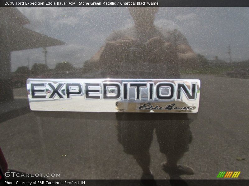 Stone Green Metallic / Charcoal Black/Camel 2008 Ford Expedition Eddie Bauer 4x4