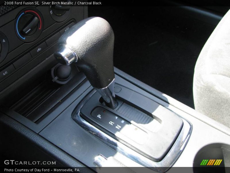 Silver Birch Metallic / Charcoal Black 2008 Ford Fusion SE