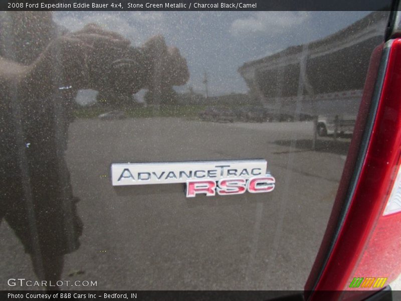 Stone Green Metallic / Charcoal Black/Camel 2008 Ford Expedition Eddie Bauer 4x4