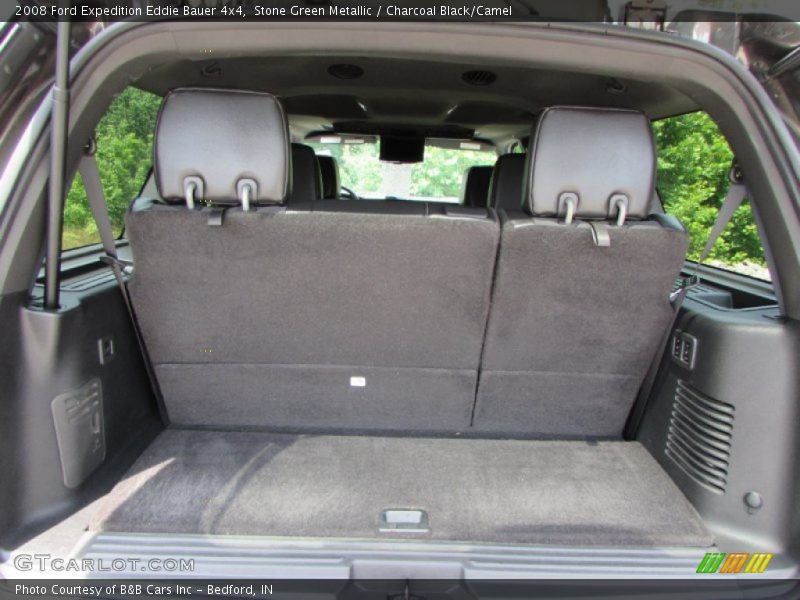 Stone Green Metallic / Charcoal Black/Camel 2008 Ford Expedition Eddie Bauer 4x4