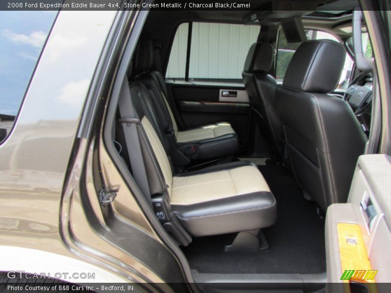 Stone Green Metallic / Charcoal Black/Camel 2008 Ford Expedition Eddie Bauer 4x4