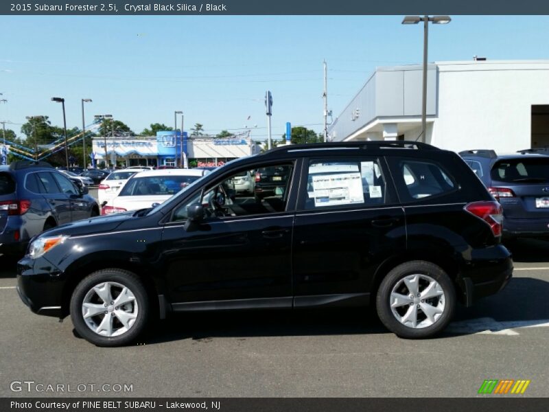 Crystal Black Silica / Black 2015 Subaru Forester 2.5i