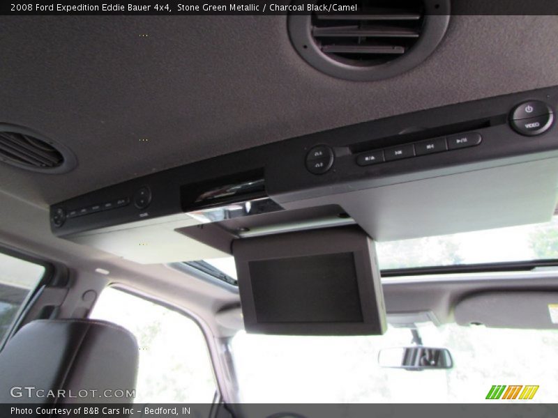 Stone Green Metallic / Charcoal Black/Camel 2008 Ford Expedition Eddie Bauer 4x4