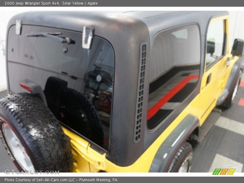 Solar Yellow / Agate 2000 Jeep Wrangler Sport 4x4