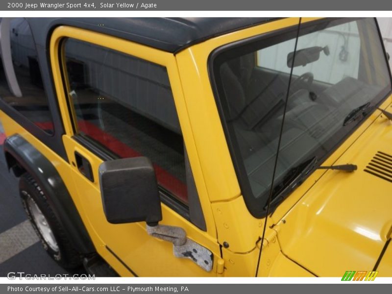 Solar Yellow / Agate 2000 Jeep Wrangler Sport 4x4