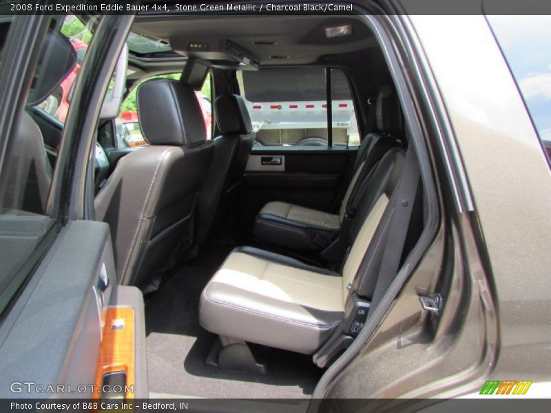 Stone Green Metallic / Charcoal Black/Camel 2008 Ford Expedition Eddie Bauer 4x4