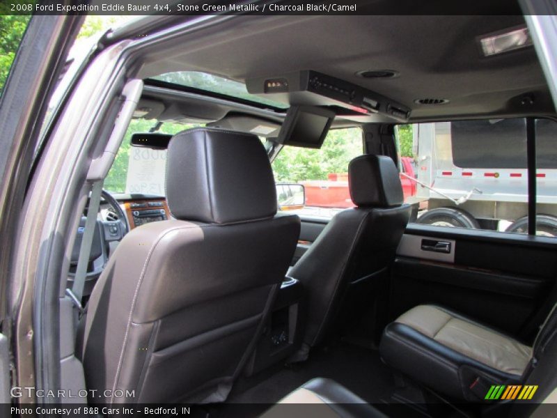 Stone Green Metallic / Charcoal Black/Camel 2008 Ford Expedition Eddie Bauer 4x4