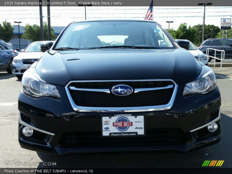 Crystal Black Silica / Ivory 2015 Subaru Impreza 2.0i Limited 5 Door