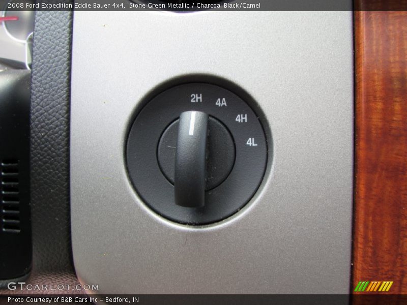 Stone Green Metallic / Charcoal Black/Camel 2008 Ford Expedition Eddie Bauer 4x4