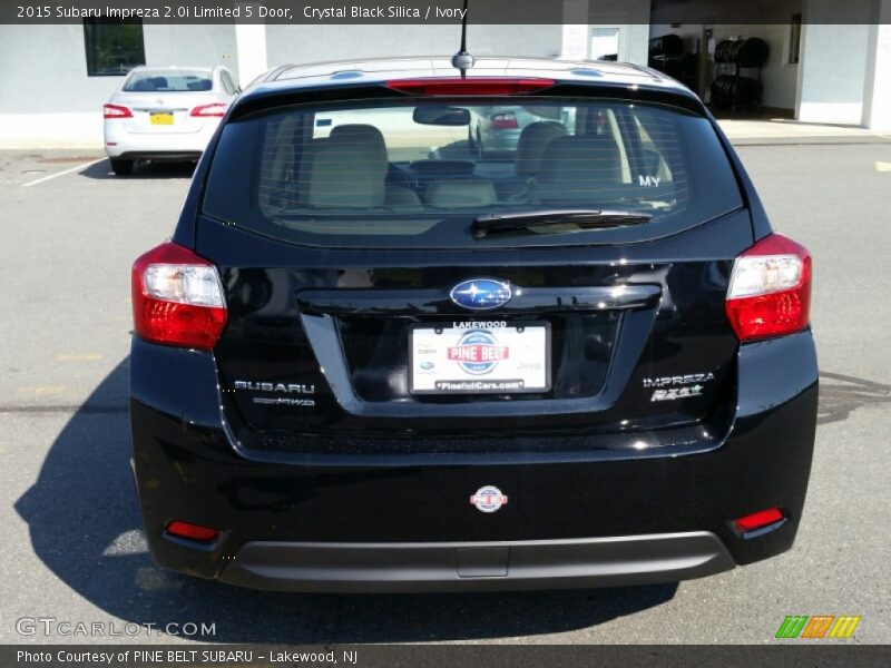 Crystal Black Silica / Ivory 2015 Subaru Impreza 2.0i Limited 5 Door