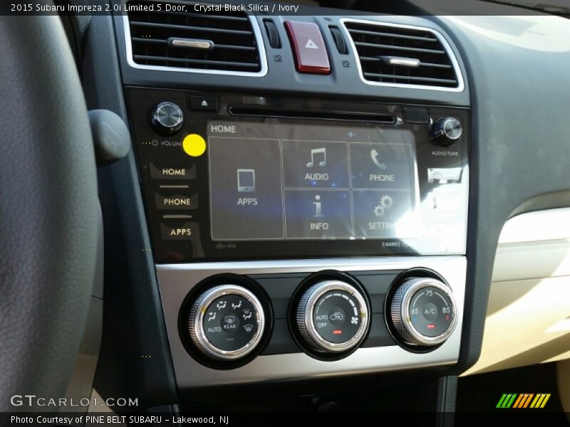 Crystal Black Silica / Ivory 2015 Subaru Impreza 2.0i Limited 5 Door