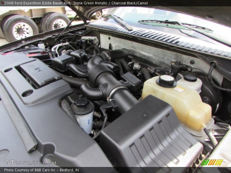 Stone Green Metallic / Charcoal Black/Camel 2008 Ford Expedition Eddie Bauer 4x4