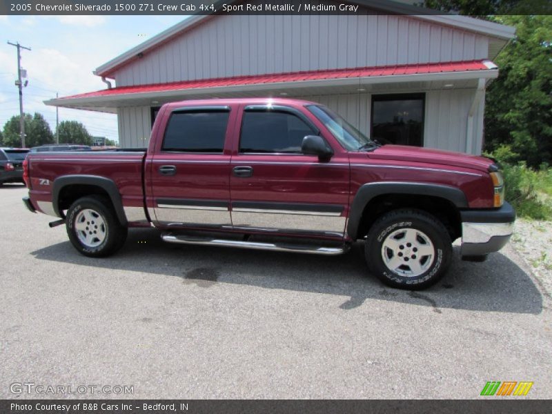 Sport Red Metallic / Medium Gray 2005 Chevrolet Silverado 1500 Z71 Crew Cab 4x4