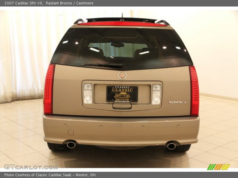 Radiant Bronze / Cashmere 2007 Cadillac SRX V6