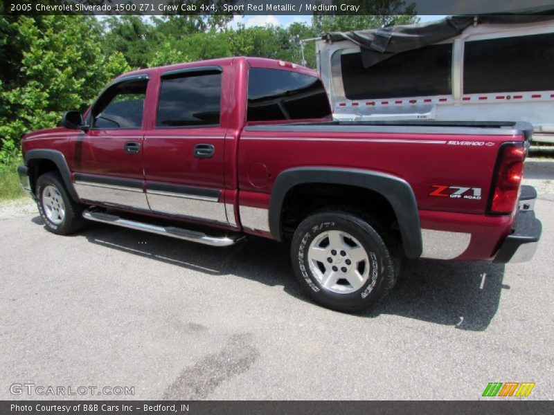 Sport Red Metallic / Medium Gray 2005 Chevrolet Silverado 1500 Z71 Crew Cab 4x4