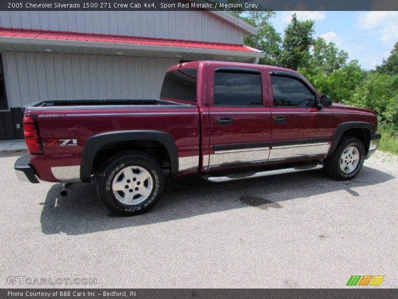 Sport Red Metallic / Medium Gray 2005 Chevrolet Silverado 1500 Z71 Crew Cab 4x4