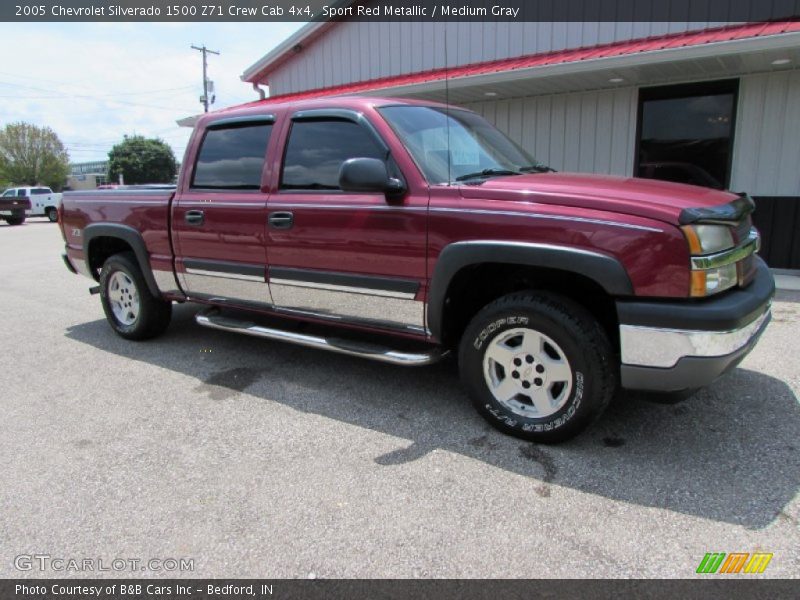 Sport Red Metallic / Medium Gray 2005 Chevrolet Silverado 1500 Z71 Crew Cab 4x4