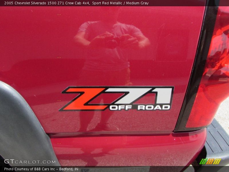 Sport Red Metallic / Medium Gray 2005 Chevrolet Silverado 1500 Z71 Crew Cab 4x4