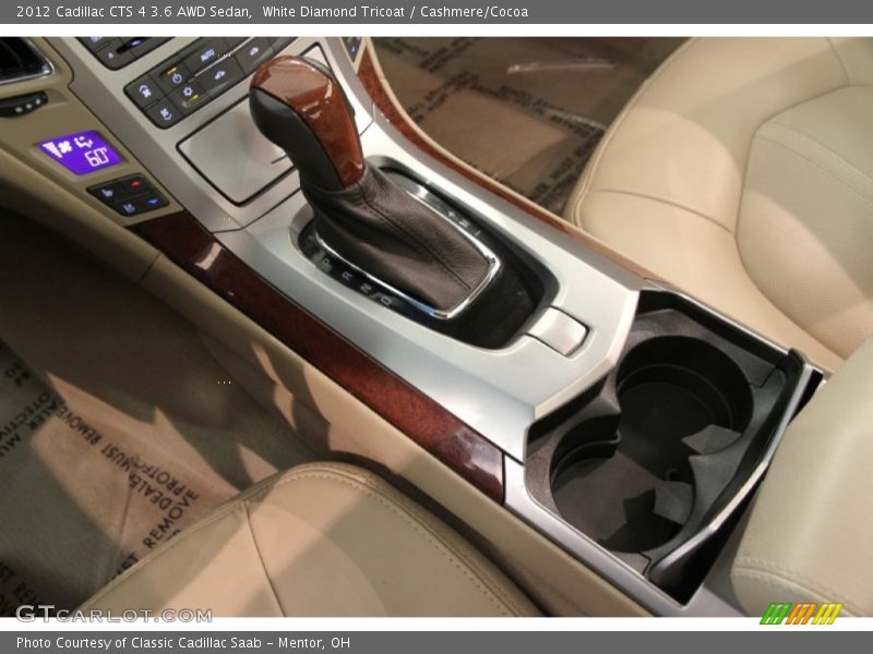 White Diamond Tricoat / Cashmere/Cocoa 2012 Cadillac CTS 4 3.6 AWD Sedan