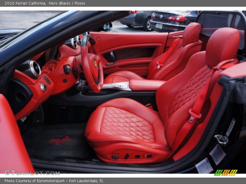 Front Seat of 2010 California 
