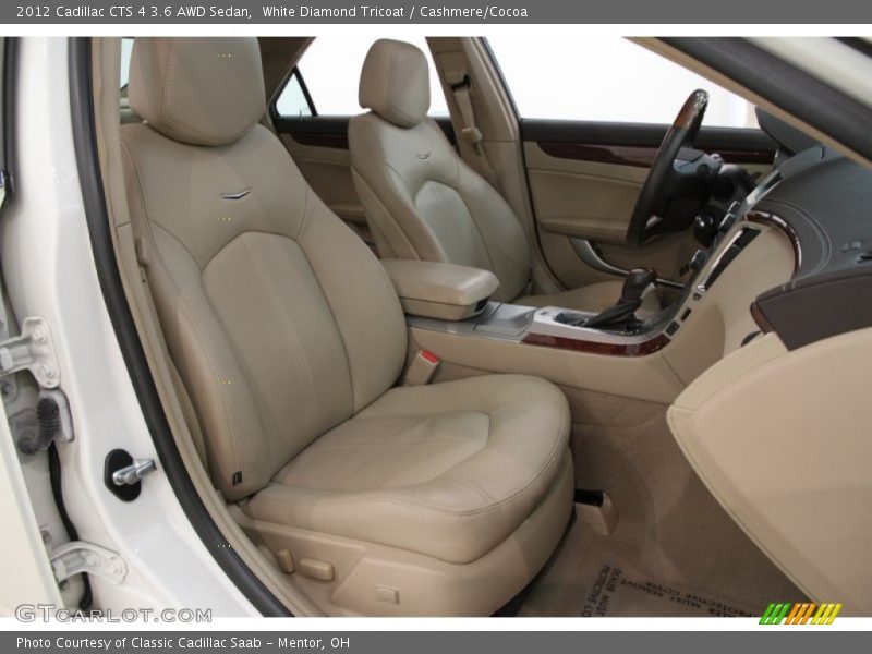 Front Seat of 2012 CTS 4 3.6 AWD Sedan