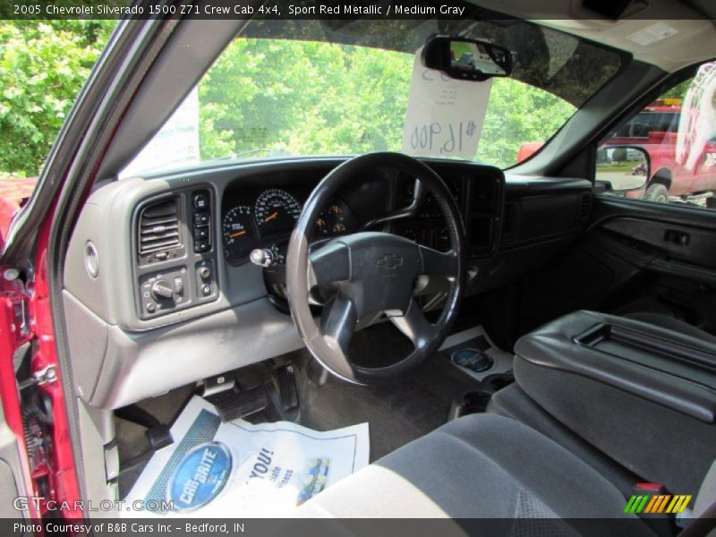 Sport Red Metallic / Medium Gray 2005 Chevrolet Silverado 1500 Z71 Crew Cab 4x4