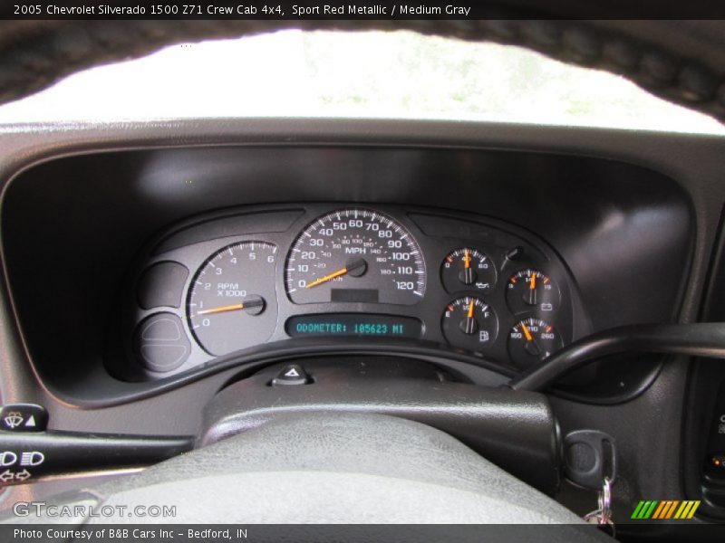 Sport Red Metallic / Medium Gray 2005 Chevrolet Silverado 1500 Z71 Crew Cab 4x4