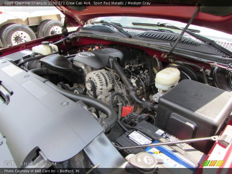 Sport Red Metallic / Medium Gray 2005 Chevrolet Silverado 1500 Z71 Crew Cab 4x4