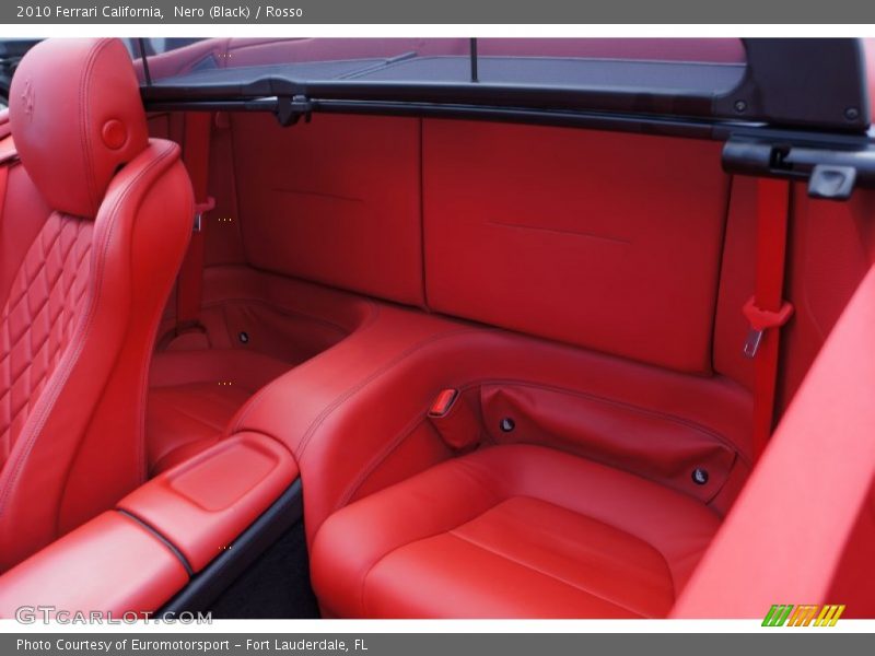 Rear Seat of 2010 California 