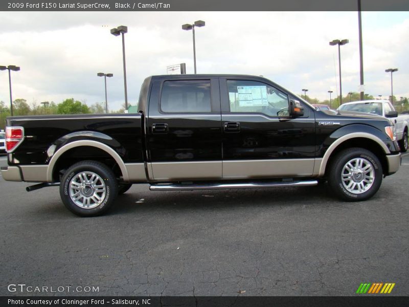 Black / Camel/Tan 2009 Ford F150 Lariat SuperCrew