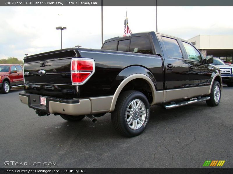 Black / Camel/Tan 2009 Ford F150 Lariat SuperCrew